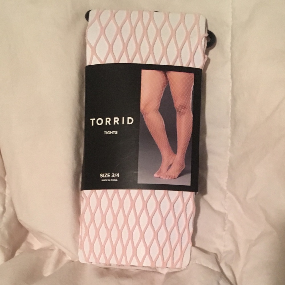 Pink fishnets from Torrid!